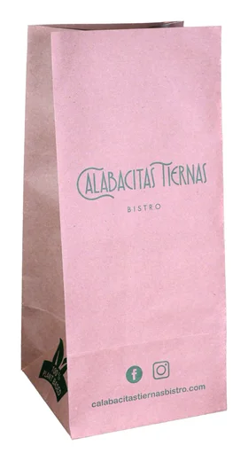 Bolsa de papel kraft chica