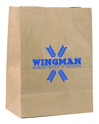 Bolsa de papel kraft mediana