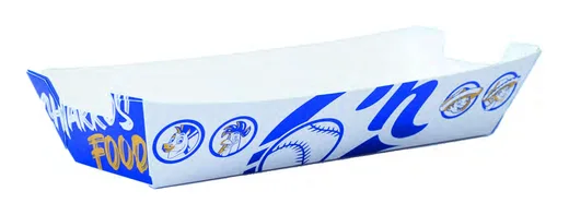 Charola para hot-dog impresa