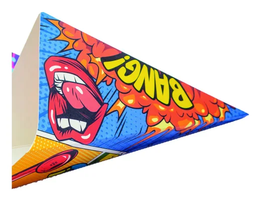 Cono de papel con recubrimiento interno